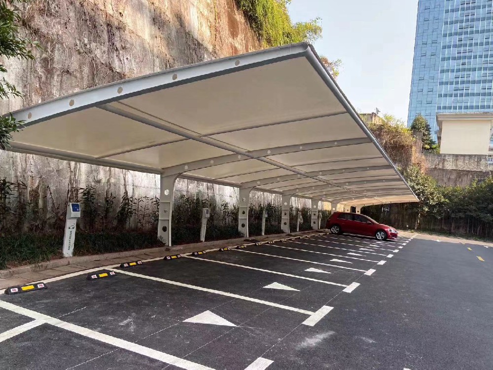 充電樁電動(dòng)車(chē)棚